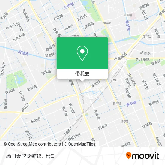 杨四金牌龙虾馆地图
