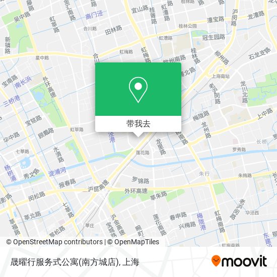 晟曜行服务式公寓(南方城店)地图