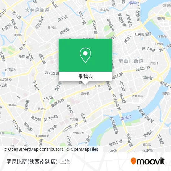 罗尼比萨(陕西南路店)地图