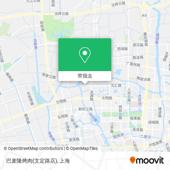 巴麦隆烤肉(文定路店)地图