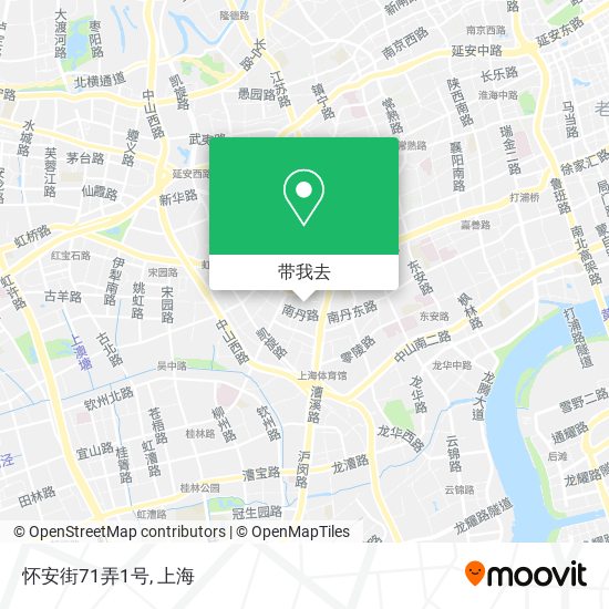 怀安街71弄1号地图