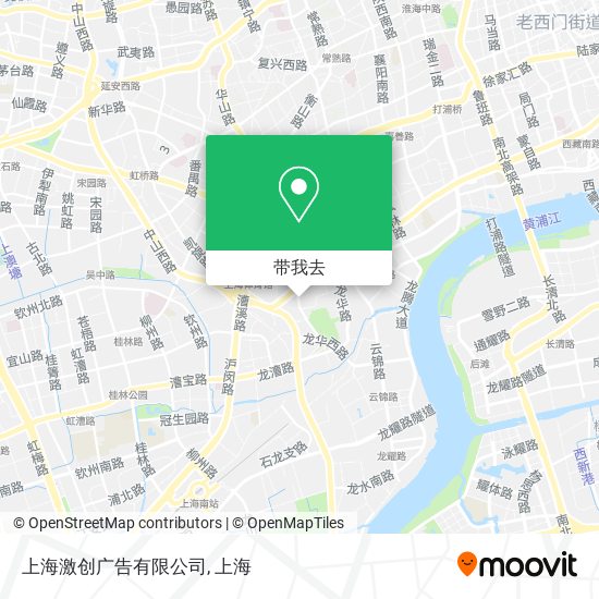 上海激创广告有限公司地图