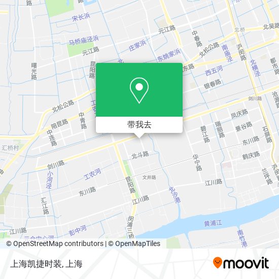 上海凯捷时装地图