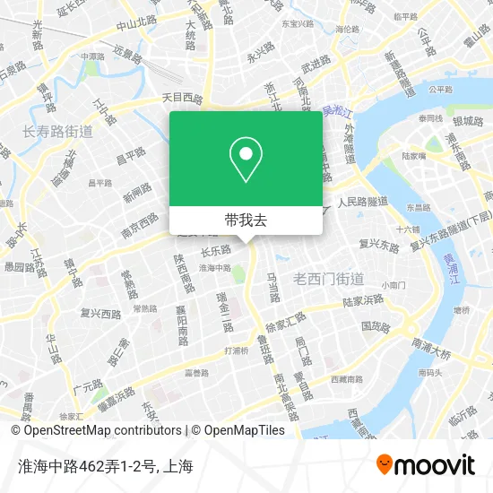 淮海中路462弄1-2号地图