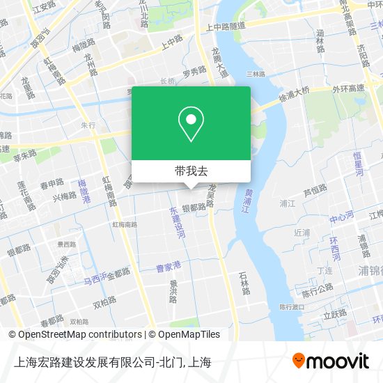 上海宏路建设发展有限公司-北门地图