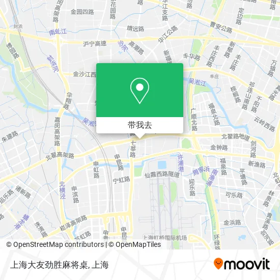 上海大友劲胜麻将桌地图