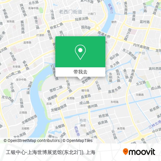 工银中心-上海世博展览馆(东北2门)地图