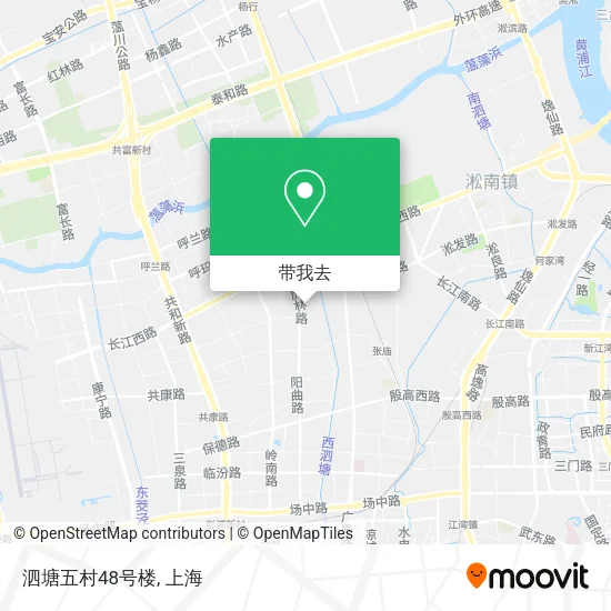 泗塘五村48号楼地图