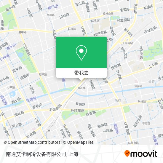 南通艾卡制冷设备有限公司地图