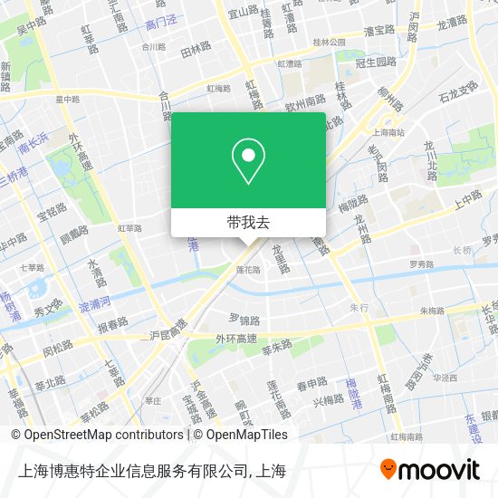 上海博惠特企业信息服务有限公司地图