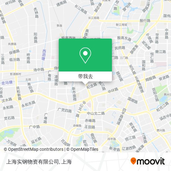 上海实钢物资有限公司地图