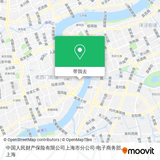 中国人民财产保险有限公司上海市分公司-电子商务部地图