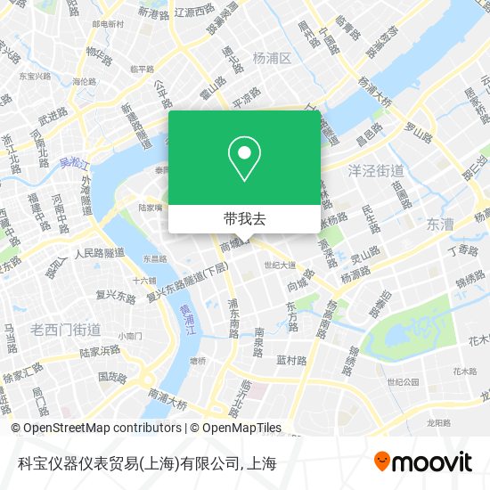 科宝仪器仪表贸易(上海)有限公司地图