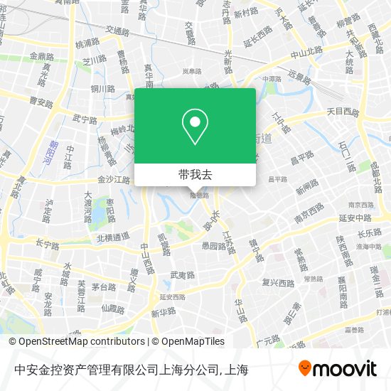 中安金控资产管理有限公司上海分公司地图