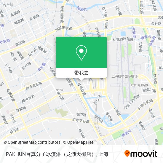 PAKHUN百真分子冰淇淋（龙湖天街店）地图