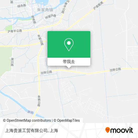 上海贵派工贸有限公司地图