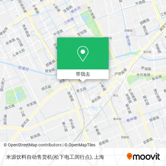 米源饮料自动售货机(松下电工闵行点)地图