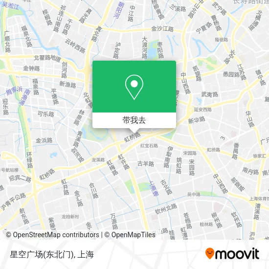 星空广场(东北门)地图