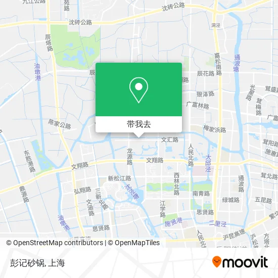 彭记砂锅地图
