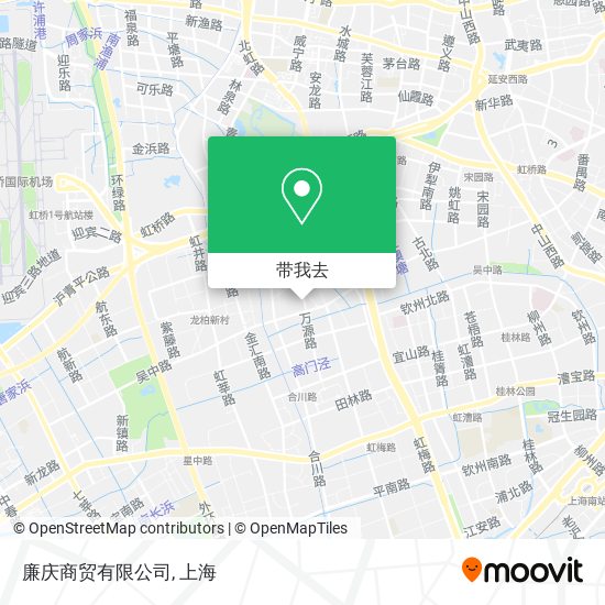 廉庆商贸有限公司地图