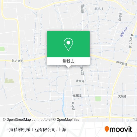 上海精朝机械工程有限公司地图