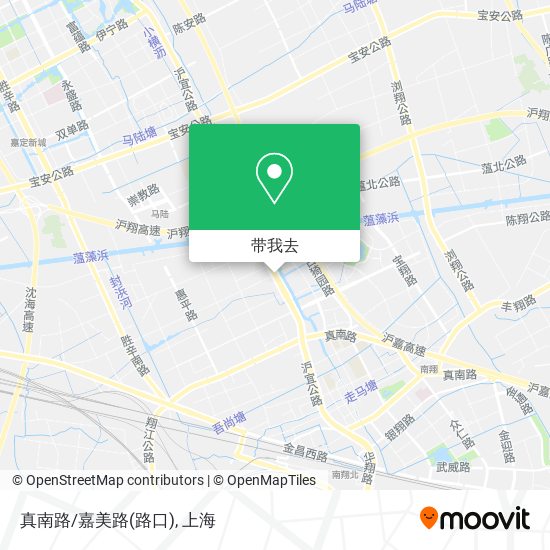 真南路/嘉美路(路口)地图