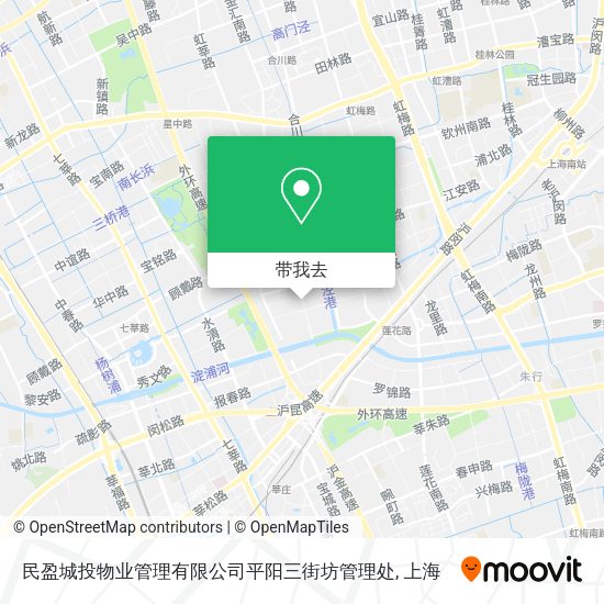 民盈城投物业管理有限公司平阳三街坊管理处地图