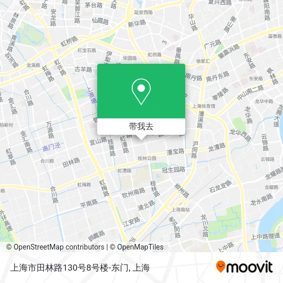 上海市田林路130号8号楼-东门地图