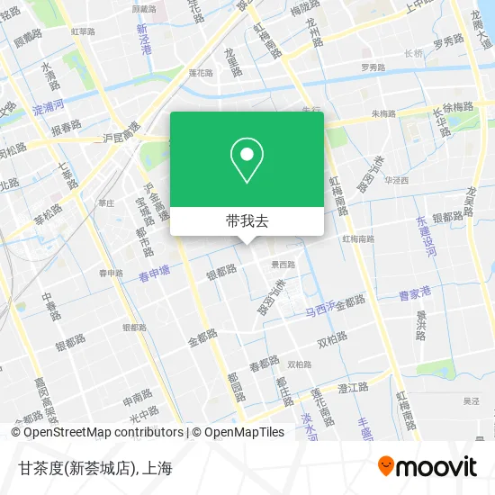 甘茶度(新荟城店)地图