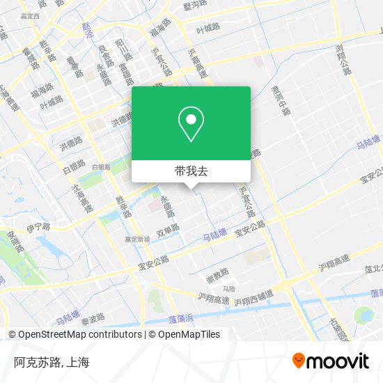 阿克苏路地图