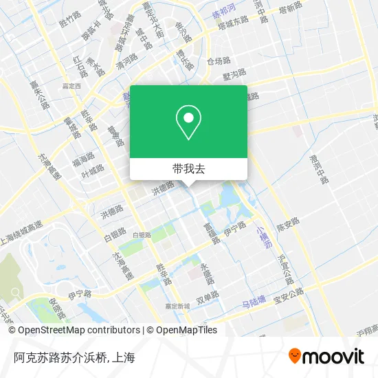 阿克苏路苏介浜桥地图