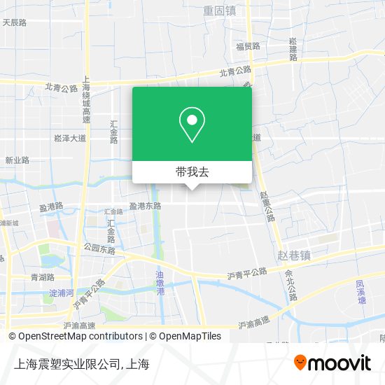 上海震塑实业限公司地图