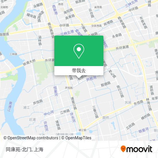 同康苑-北门地图