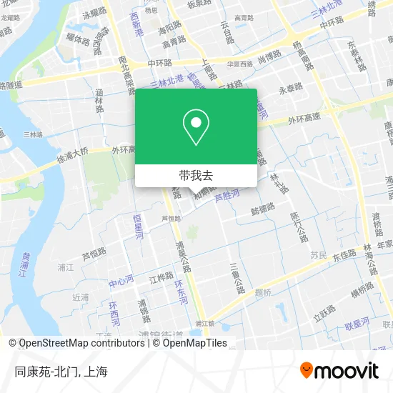 同康苑-北门地图