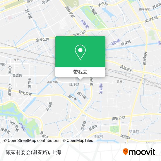 顾家村委会(谢春路)地图