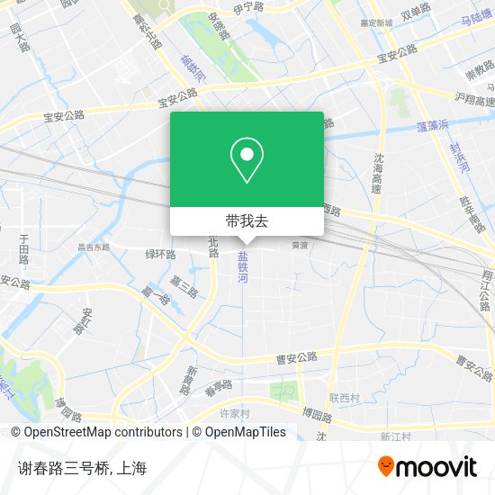 谢春路三号桥地图