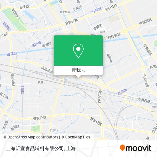 上海昕宜食品辅料有限公司地图