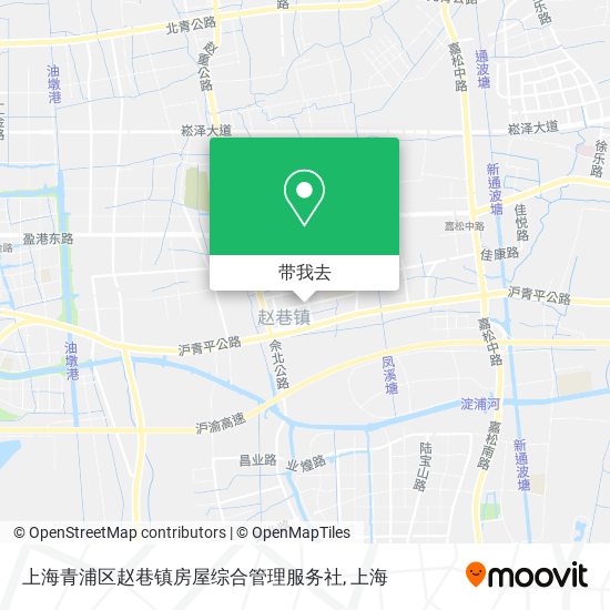 上海青浦区赵巷镇房屋综合管理服务社地图