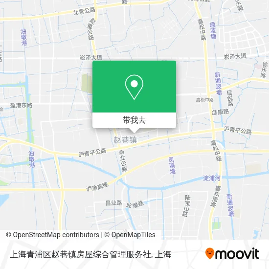 上海青浦区赵巷镇房屋综合管理服务社地图