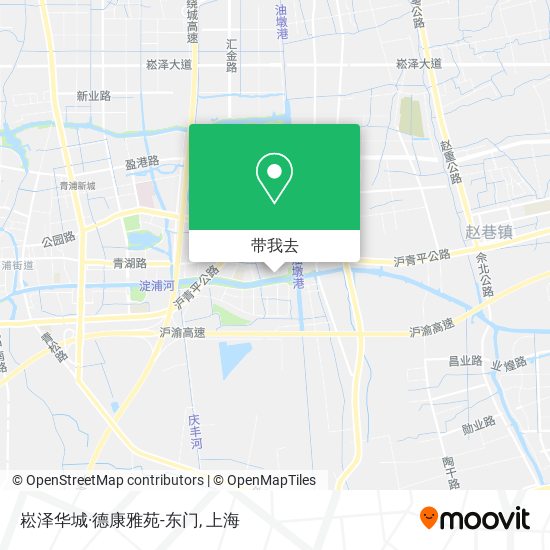 崧泽华城·德康雅苑-东门地图