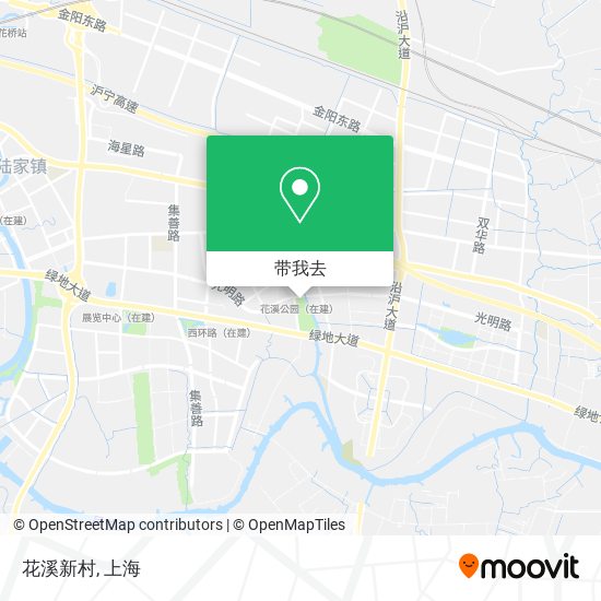 花溪新村地图