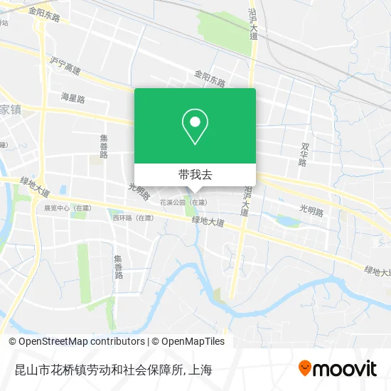 昆山市花桥镇劳动和社会保障所地图