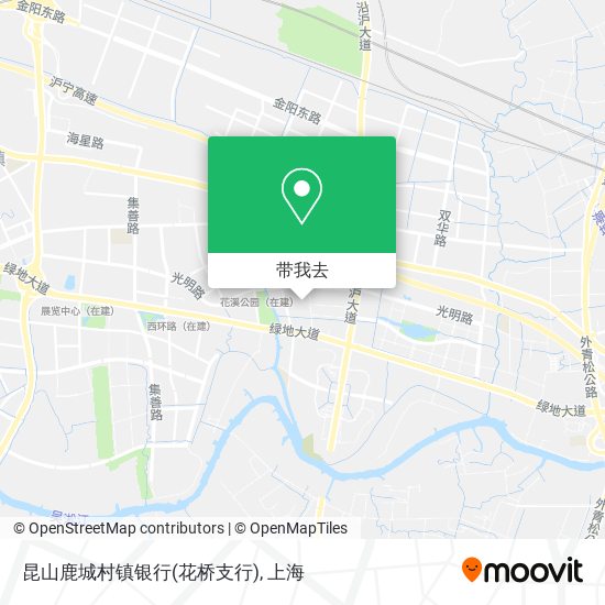 昆山鹿城村镇银行(花桥支行)地图