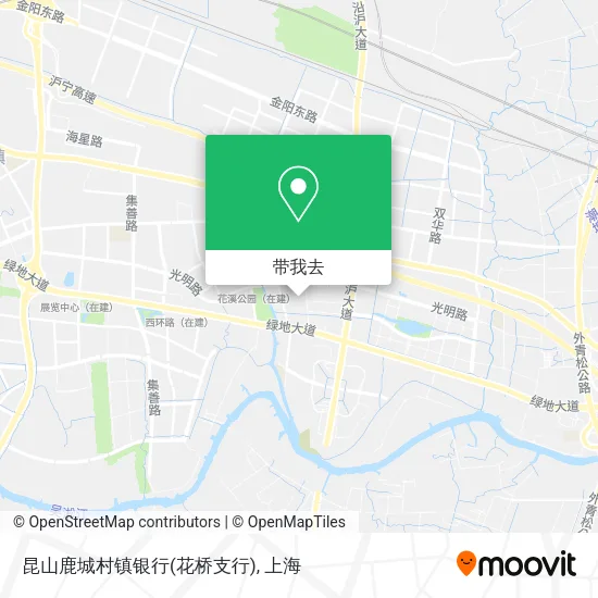 昆山鹿城村镇银行(花桥支行)地图
