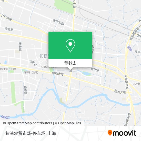 巷浦农贸市场-停车场地图