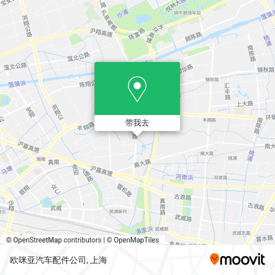 欧咪亚汽车配件公司地图