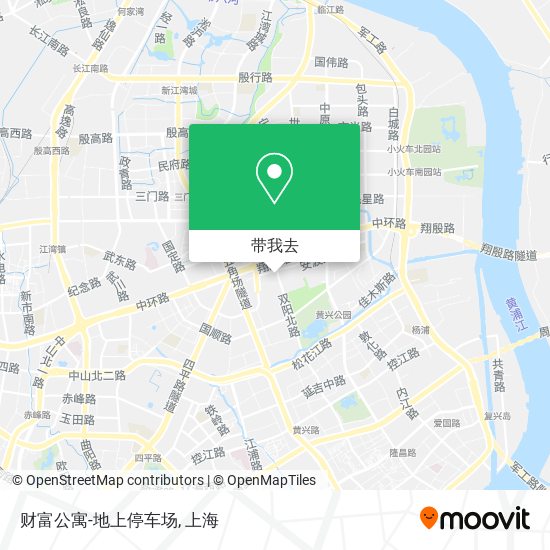 财富公寓-地上停车场地图