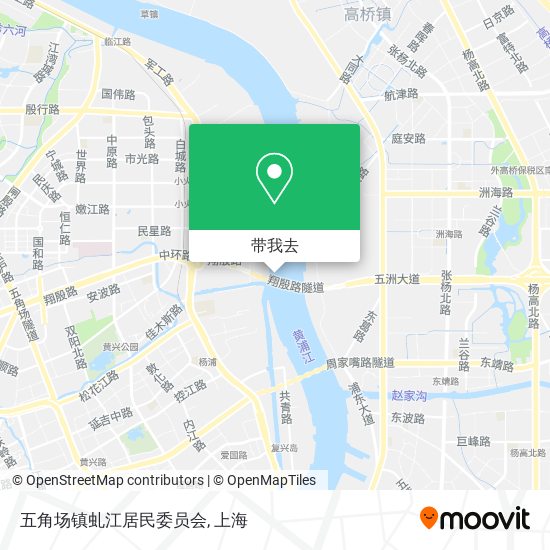五角场镇虬江居民委员会地图