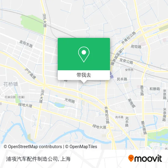 浦项汽车配件制造公司地图