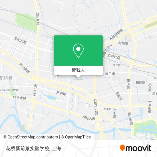 花桥新前景实验学校地图